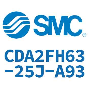 Rod side flanged standard cylinder-CDA2FH63-25J-A93