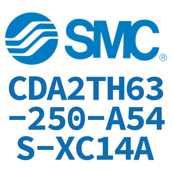 Middle trunnion type standard cylinder-CDA2TH63-250-A54S-XC14A