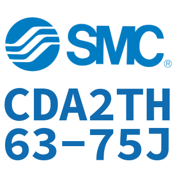 Middle trunnion type standard cylinder-CDA2TH63-75J