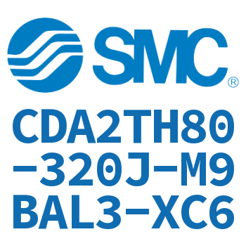 Middle trunnion type standard cylinder-CDA2TH80-320J-M9BAL3-XC6