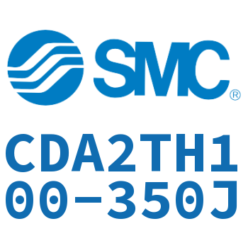 Middle trunnion type standard cylinder-CDA2TH100-350J