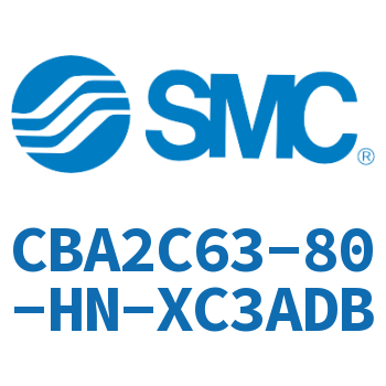 单耳环型端锁气缸-CBA2C63-80-HN-XC3ADB