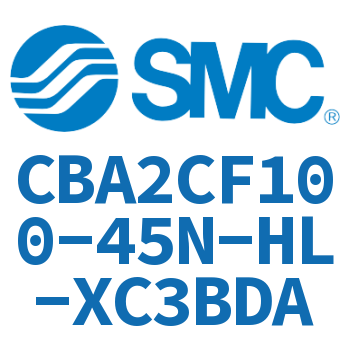 Single earring type end lock cylinder-CBA2CF100-45N-HL-XC3BDA