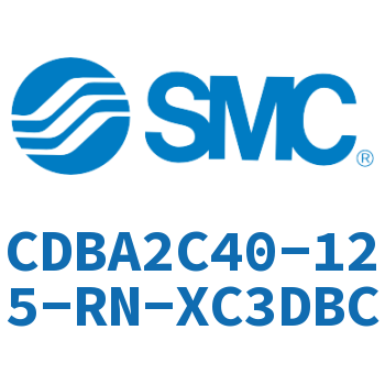 Single earring type end lock cylinder-CDBA2C40-125-RN-XC3DBC