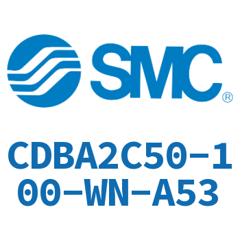 Single earring type end lock cylinder-CDBA2C50-100-WN-A53