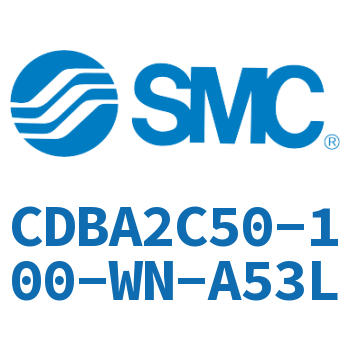 Single earring type end lock cylinder-CDBA2C50-100-WN-A53L