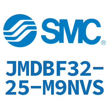 Rod side flanged standard cylinder-JMDBF32-25-M9NVS