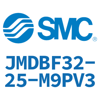 Rod side flanged standard cylinder-JMDBF32-25-M9PV3