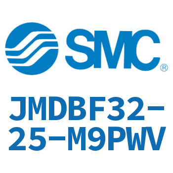 Rod side flanged standard cylinder-JMDBF32-25-M9PWV