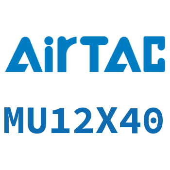 小型自由安装气缸 MU12X40
