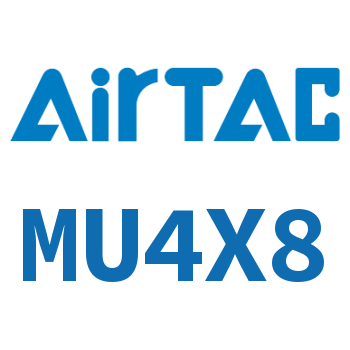 小型自由安装气缸 MU4X8