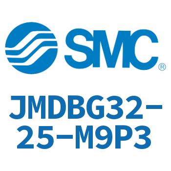 Standard cylinder without rod side flange-JMDBG32-25-M9P3