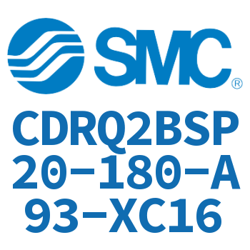 摆动气缸 CDRQ2BSP20-180-A93-XC16