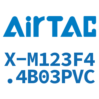 Three-pin female connector-X-M123F4.4B03PVC