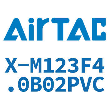 Three-pin female connector-X-M123F4.0B02PVC