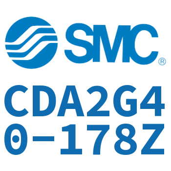 Standard cylinder without rod side flange-CDA2G40-178Z