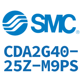 Standard cylinder without rod side flange-CDA2G40-25Z-M9PS