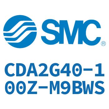 Standard cylinder without rod side flange-CDA2G40-100Z-M9BWS