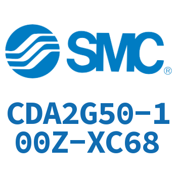 Standard cylinder without rod side flange-CDA2G50-100Z-XC68