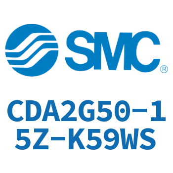 Standard cylinder without rod side flange-CDA2G50-15Z-K59WS