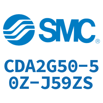 Standard cylinder without rod side flange-CDA2G50-50Z-J59ZS