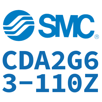 Standard cylinder without rod side flange-CDA2G63-110Z