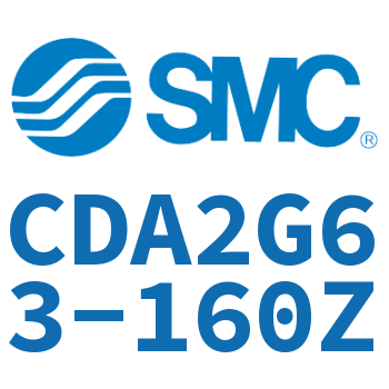 Standard cylinder without rod side flange-CDA2G63-160Z