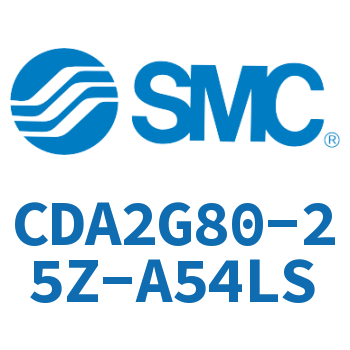 Standard cylinder without rod side flange-CDA2G80-25Z-A54LS