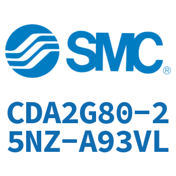 Standard cylinder without rod side flange-CDA2G80-25NZ-A93VL