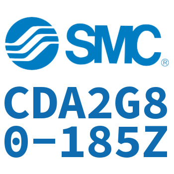 Standard cylinder without rod side flange-CDA2G80-185Z