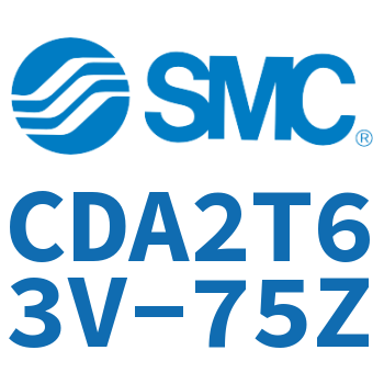 Middle trunnion type standard cylinder CDA2T63V-75Z