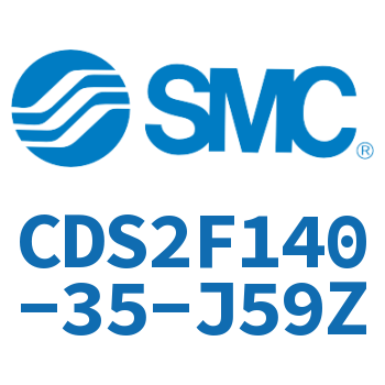 Rod side flanged standard cylinder-CDS2F140-35-J59Z