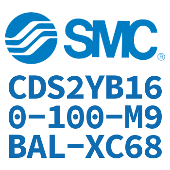 Smooth movement of the cylinder-CDS2YB160-100-M9BAL-XC68