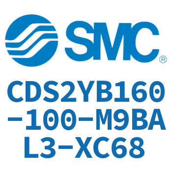 Smooth movement of the cylinder-CDS2YB160-100-M9BAL3-XC68