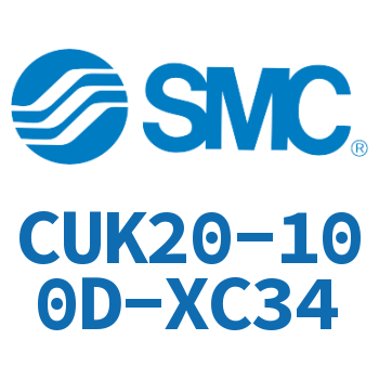 Rod non return transformation free installation type cylinder-CUK20-100D-XC34