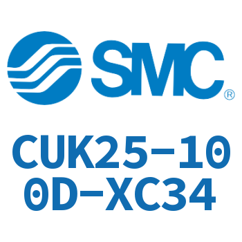 Rod non return transformation free installation type cylinder-CUK25-100D-XC34