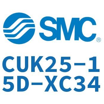 Rod non return transformation free installation type cylinder-CUK25-15D-XC34