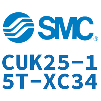 Rod non return transformation free installation type cylinder-CUK25-15T-XC34