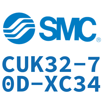 Rod non return transformation free installation type cylinder-CUK32-70D-XC34