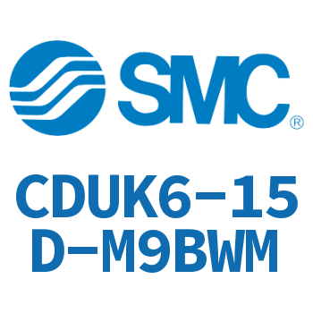 Rod non-rotating free-mount cylinder-CDUK6-15D-M9BWM