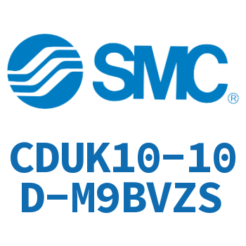 Rod non-rotating free-mount cylinder-CDUK10-10D-M9BVZS