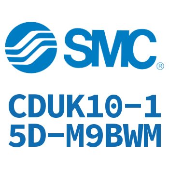 Rod non-rotating free-mount cylinder-CDUK10-15D-M9BWM