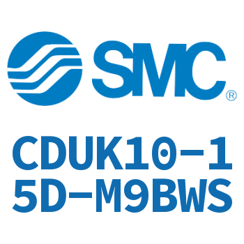 Rod non-rotating free-mount cylinder-CDUK10-15D-M9BWS