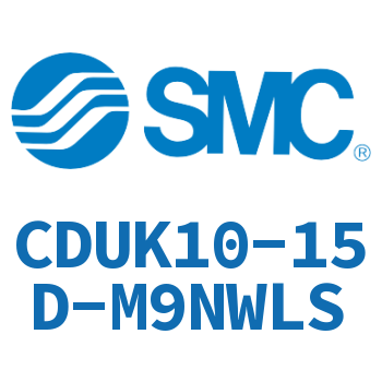 Rod non-rotating free-mount cylinder-CDUK10-15D-M9NWLS