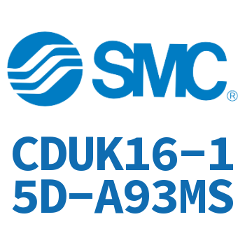Rod non-rotating free-mount cylinder-CDUK16-15D-A93MS
