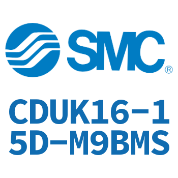 Rod non-rotating free-mount cylinder-CDUK16-15D-M9BMS