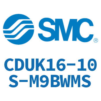 Rod non-rotating free-mount cylinder-CDUK16-10S-M9BWMS