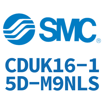 Rod non-rotating free-mount cylinder-CDUK16-15D-M9NLS