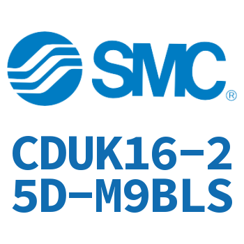 Rod non-rotating free-mount cylinder-CDUK16-25D-M9BLS