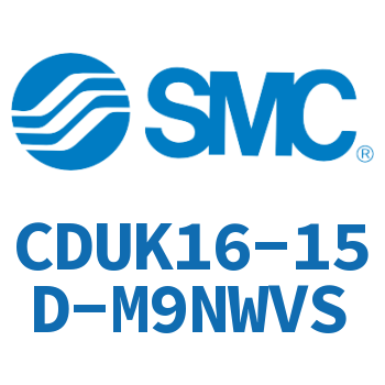 Rod non-rotating free-mount cylinder-CDUK16-15D-M9NWVS